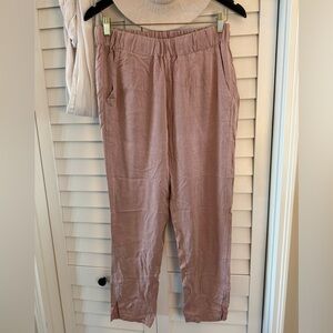 RVCA Women's ‘Chill Vibes’ Dusty Pink Pants Size Small